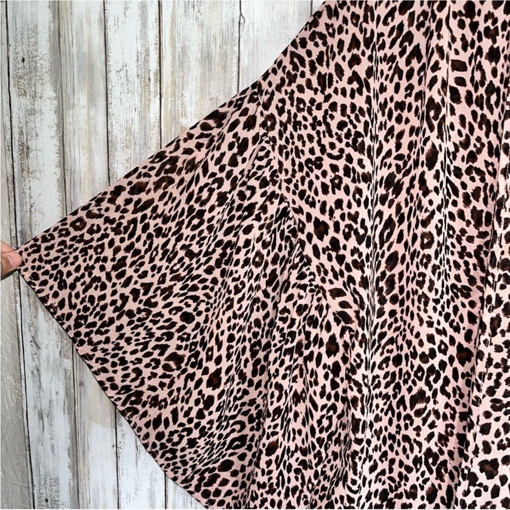 Umgee Leopard Muted Pink Cardigan - Picture 2 of 4